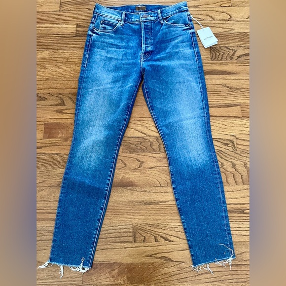 Mother Denim Blue Jeans The Stunner Ankle Fray So Long Size 28 NEW WITH TAGS - Picture 9 of 12